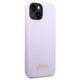 Original Case IPHONE 14 Guess Hard Case Silicone Vintage Gold Logo purple 3666339064969