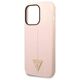 Case IPHONE 14 PRO MAX Guess Hardcase Silicone Triangle pink 3666339065959