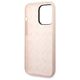 Case IPHONE 14 PRO MAX Guess Hardcase Silicone Triangle pink 3666339065959