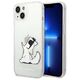 Original Case IPHONE 14 PLUS Karl Lagerfeld Hardcase Choupette Fun transparent 3666339086497