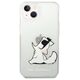 Original Case IPHONE 14 PLUS Karl Lagerfeld Hardcase Choupette Fun transparent 3666339086497