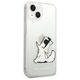 Original Case IPHONE 14 PLUS Karl Lagerfeld Hardcase Choupette Fun transparent 3666339086497