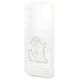Original Case IPHONE 14 PLUS Karl Lagerfeld Hardcase Choupette Fun transparent 3666339086497
