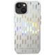 Original Case IPHONE 14 PLUS Karl Lagerfeld Hardcase Monogram Iridescent silver 3666339093082