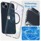 Case IPHONE 14 PLUS Spigen Ultra Hybrid Mag MagSafe Carbon Fibre transparent 8809811864175