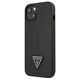 Original Case IPHONE 13 MINI Guess Hardcase Saffianotriangle Logo black 3666339040277