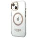 Original Case IPHONE 13 Guess Hard Case Metal Outline Magsafe pink 3666339057145