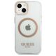 Original Case IPHONE 13 Guess Hard Case Metal Outline Magsafe pink 3666339057145