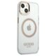 Original Case IPHONE 13 Guess Hard Case Metal Outline Magsafe pink 3666339057145