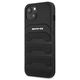 Case IPHONE 14 PLUS Mercedes AMG Hardcase Leather Debossed Lines (AMHCP14MGSEBK) black 3666339071394