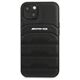 Case IPHONE 14 PLUS Mercedes AMG Hardcase Leather Debossed Lines (AMHCP14MGSEBK) black 3666339071394