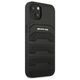 Case IPHONE 14 PLUS Mercedes AMG Hardcase Leather Debossed Lines (AMHCP14MGSEBK) black 3666339071394