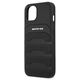 Case IPHONE 14 PLUS Mercedes AMG Hardcase Leather Debossed Lines (AMHCP14MGSEBK) black 3666339071394
