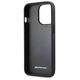 Case IPHONE 14 PRO MAX Mercedes AMG Hardcase Leather Hot Stamped (AMHCP14XDOLBK) black 3666339071332
