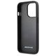 Case IPHONE 14 PRO MAX Mercedes AMG Hardcase Leather Debossed Lines (AMHCP14XGSEBK) black 3666339071417