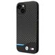 Original Case IPHONE 14 PLUS BMW Leather Carbon (BMHCP14M22NBCK) black 3666339067175