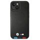 Original Case IPHONE 14 PLUS BMW Leather Stamp Tricolor (BMHCP14M22PTDK) black 3666339066819