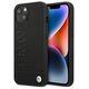 Original Case IPHONE 14 PLUS BMW Leather Stamp (BMHCP14MSLLBK) black 3666339090395
