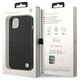 Original Case IPHONE 14 PLUS BMW Leather Stamp (BMHCP14MSLLBK) black 3666339090395