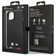 Original Case IPHONE 14 PLUS BMW Leather Stamp Tricolor MagSafe (BMHMP14M22PTDK) black 3666339089313