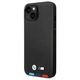 Original Case IPHONE 14 BMW Leather Stamp Tricolor MagSafe (BMHMP14S22PTDK) black 3666339089306