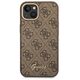 Original Case IPHONE 14 PLUS Guess Hard Case 4G Vintage Gold Logo (GUHCP14MHG4SHW) brown 3666339065256
