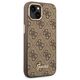 Original Case IPHONE 14 PLUS Guess Hard Case 4G Vintage Gold Logo (GUHCP14MHG4SHW) brown 3666339065256