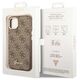 Original Case IPHONE 14 PLUS Guess Hard Case 4G Vintage Gold Logo (GUHCP14MHG4SHW) brown 3666339065256