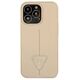 Original Case IPHONE 14 PRO MAX Guess Hardcase Saffianotriangle Logo (GUHCP14XPSATLE) beige 3666339065430