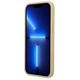 Original Case IPHONE 14 PRO MAX Guess Hardcase Saffianotriangle Logo (GUHCP14XPSATLE) beige 3666339065430