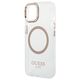 Original Case IPHONE 14 PLUS Guess Hard Case Metal Outline Magsafe (GUHMP14MHTRMD) gold 3666339069711