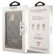 Original Case IPHONE 14 PLUS Guess Hardcase 4G Print Strap (GUOHCP14MH4STW) brown 3666339093846