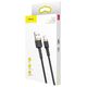 Baseus Cafule Cable USB Lightning 2A 3m (Gold+Black) 6953156296329