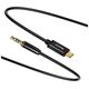 Baseus Yiven Audio cable USB-C to mini jack 3,5mm, 1.2m (Black) 6953156262553
