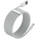 Baseus Simple Wisdom Data Cable Kit USB to Lightning 2.4A (2PCS/Set）1.5m White 6953156230316