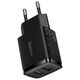 Baseus Compact Quick Charger, 2x USB, 10.5W (black) 6932172606909