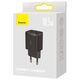 Baseus Compact Quick Charger, 2x USB, 10.5W (black) 6932172606909