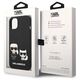 Original Case IPHONE 14 PLUS Karl Lagerfeld Hardcase Liquid Silicone Karl & Choupette Magsafe (KLHMP14MSSKCK) black 3666339087531
