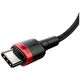 Baseus Cafule PD2.0 100W flash charging USB For Type-C cable (20V 5A)2m Red+Black 6953156216372