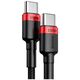 Baseus Cafule PD2.0 100W flash charging USB For Type-C cable (20V 5A)2m Red+Black 6953156216372