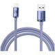 Baseus Crystal Shine cable USB to Lightning, 2.4A, 2m (purple) 6932172602734