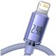 Baseus Crystal Shine cable USB to Lightning, 2.4A, 2m (purple) 6932172602734