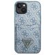 Case IPHONE 13 MINI Guess Hardcase 4G Triangle Logo Cardslot (GUHCP13SP4TPB) blue 3666339047764
