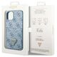 Case IPHONE 13 MINI Guess Hardcase 4G Triangle Logo Cardslot (GUHCP13SP4TPB) blue 3666339047764