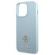 Original Case IPHONE 13 PRO MAX Guess Hardcase Saffiano 4G Small Metal Logo (GUHCP13XPS4MB) blue 3666339048037