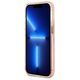 Original Case IPHONE 13 PRO Guess Hard Case Gold Outline Translucent MagSafe (GUHMP13LHTCMP) pink 3666339057114