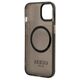 Original Case IPHONE 13 Guess Hard Case Gold Outline Translucent MagSafe (GUHMP13MHTCMK) black 3666339057022