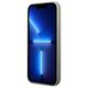 Original Case IPHONE 13 PRO MAX Guess Hard Case Silicone Logo Plate MagSafe (GUHMP13XSPLG) gray 3666339056926