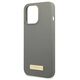 Original Case IPHONE 13 PRO MAX Guess Hard Case Silicone Logo Plate MagSafe (GUHMP13XSPLG) gray 3666339056926