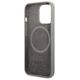 Original Case IPHONE 13 PRO MAX Guess Hard Case Silicone Logo Plate MagSafe (GUHMP13XSPLG) gray 3666339056926